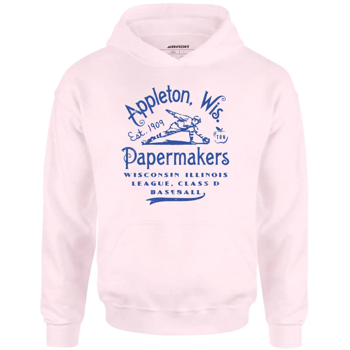 Appleton Papermakers - Wisconsin - Vintage Defunct Baseball Teams - Unisex Hoodie