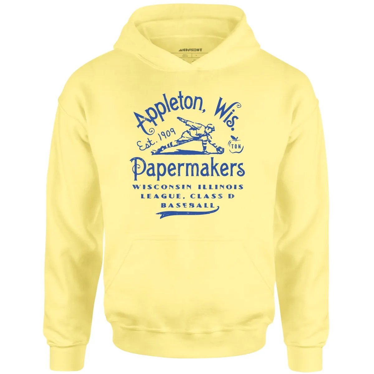 Appleton Papermakers - Wisconsin - Vintage Defunct Baseball Teams - Unisex Hoodie