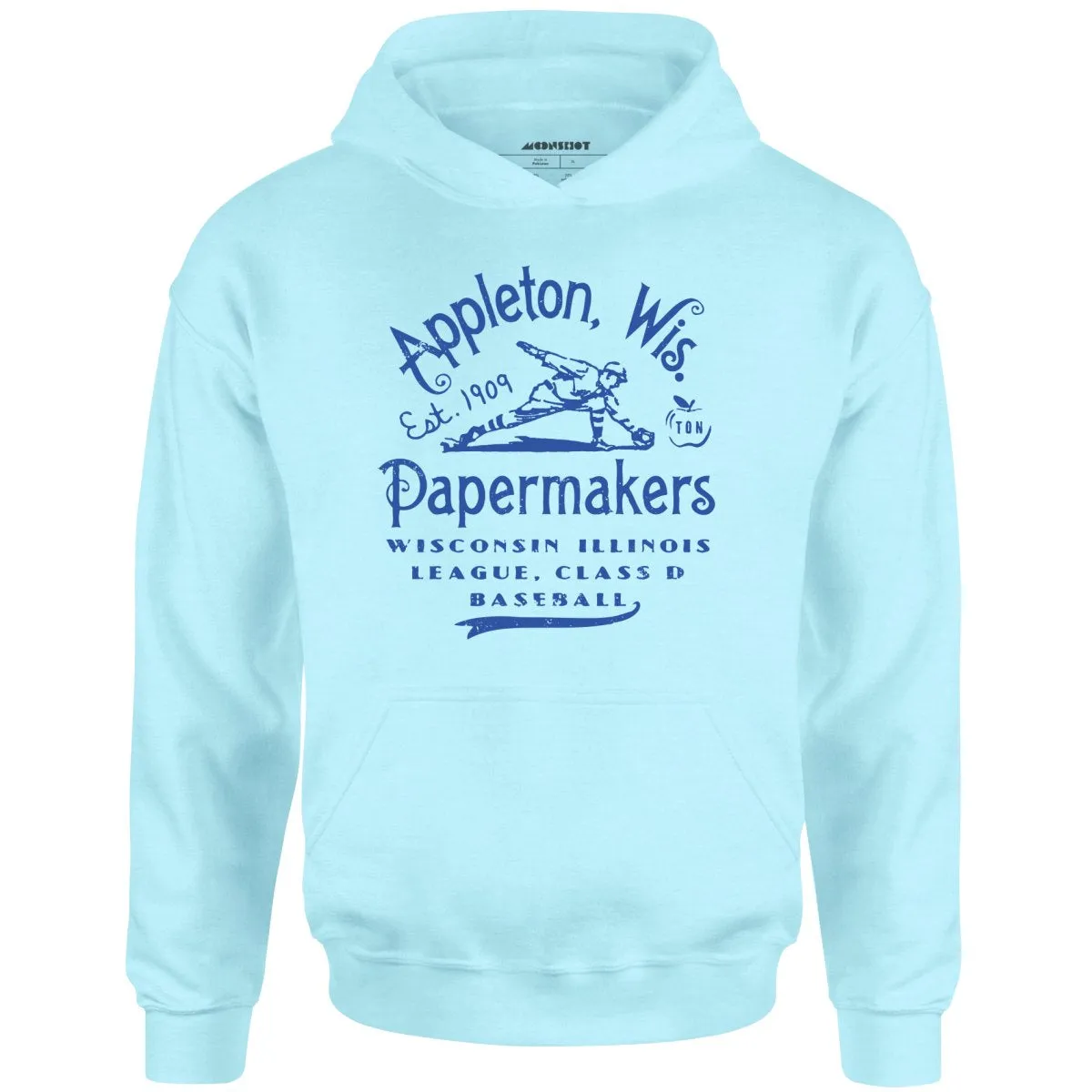 Appleton Papermakers - Wisconsin - Vintage Defunct Baseball Teams - Unisex Hoodie