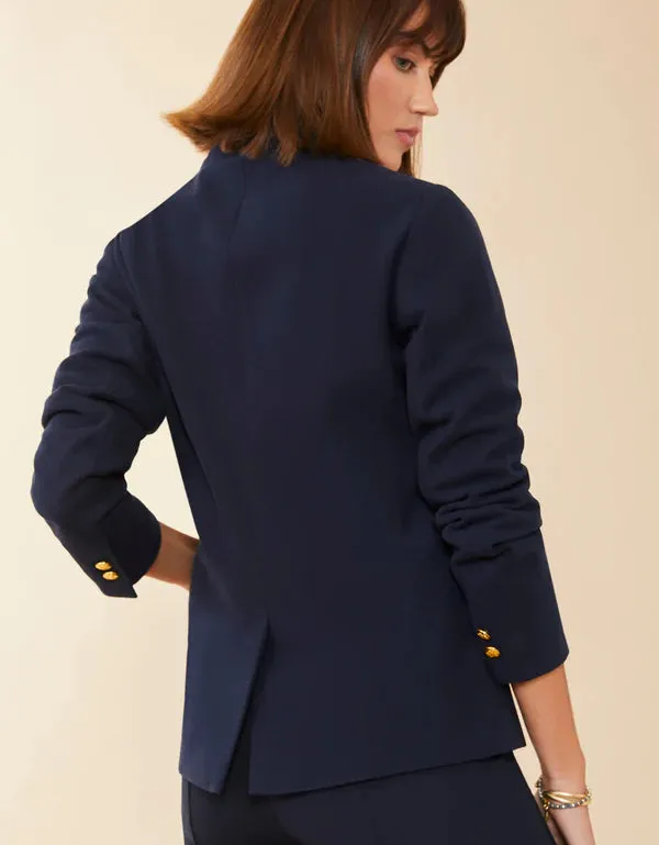 Athena Blazer - Slate Blue