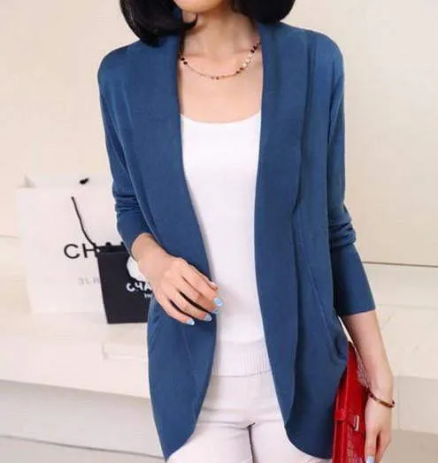 Autumn Winter New Women Long Sleeve Knitted Sweater Casual