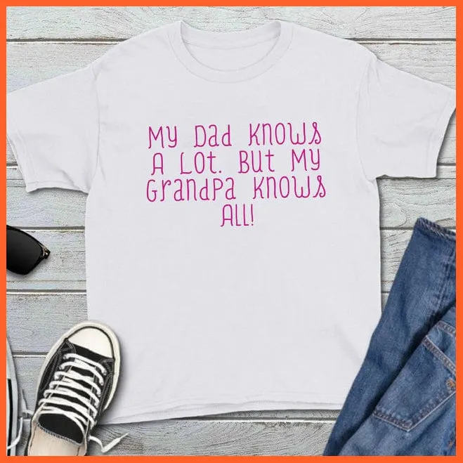 Back Off I Have A Crazy Grandma Print Kids T-Shirt | Letters Fashion Streetwear