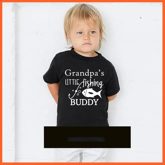 Back Off I Have A Crazy Grandma Print Kids T-Shirt | Letters Fashion Streetwear