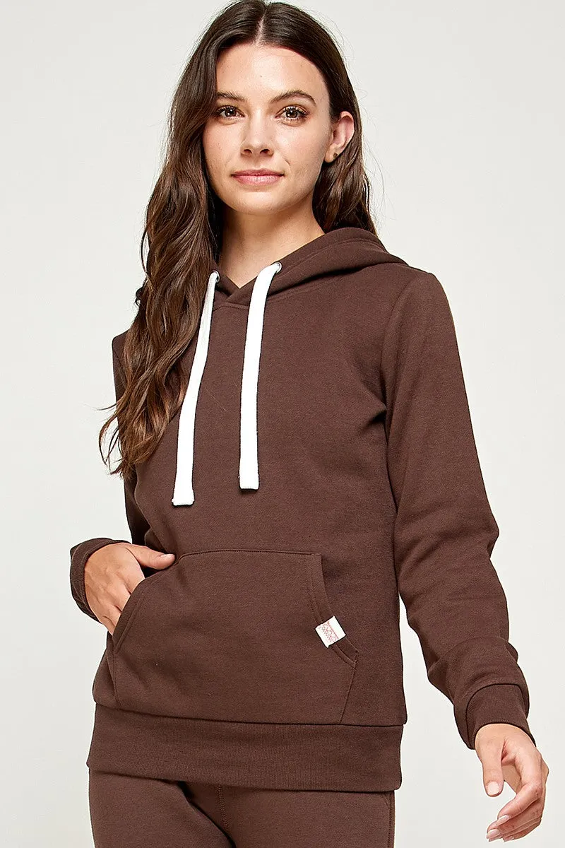 BASIC FLEECE PULLOVER HOODIES