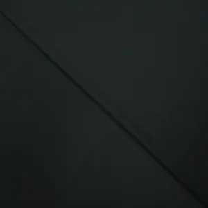 Black Solid Plain Loro Piana Australis Wool Super 150's Fabric