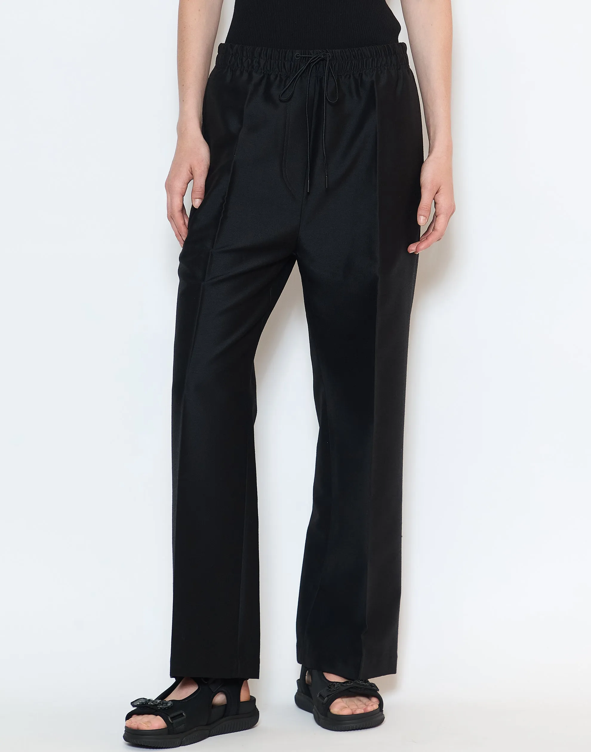 Black Virgin Wool Blend Pheve Pants