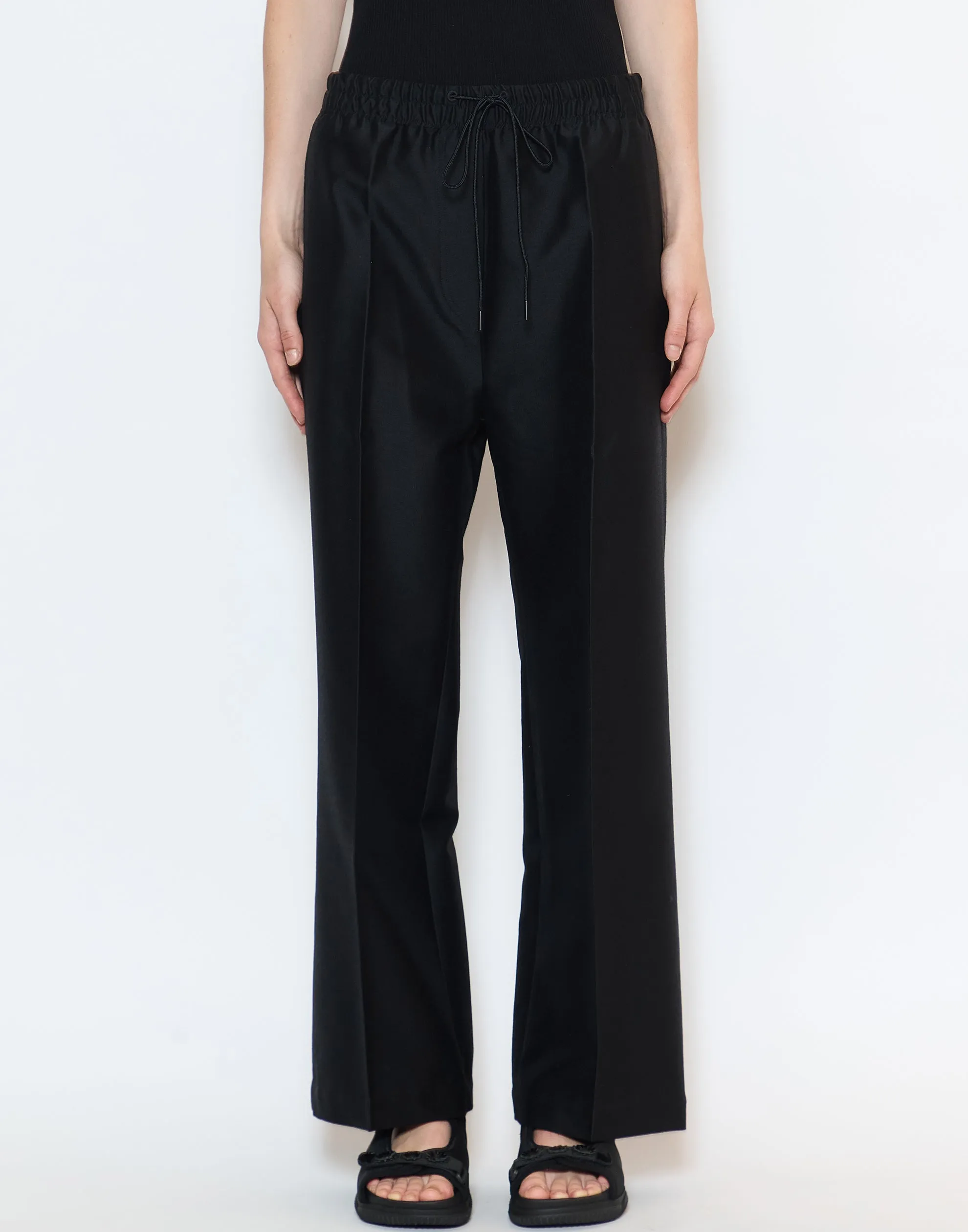 Black Virgin Wool Blend Pheve Pants