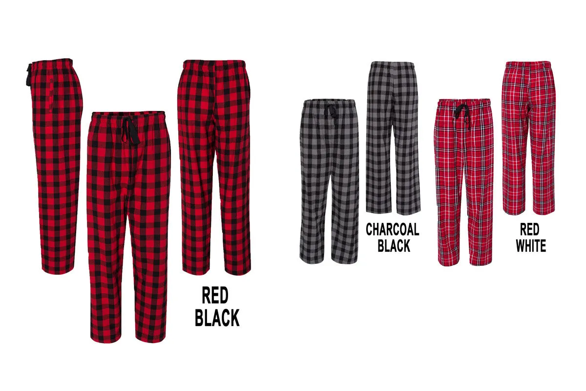 Blessed for Her & Blessed for Him Matching Pajamas Set – Cotton T-Shirts & Flannel Pants | Sold Separately for Men & Women