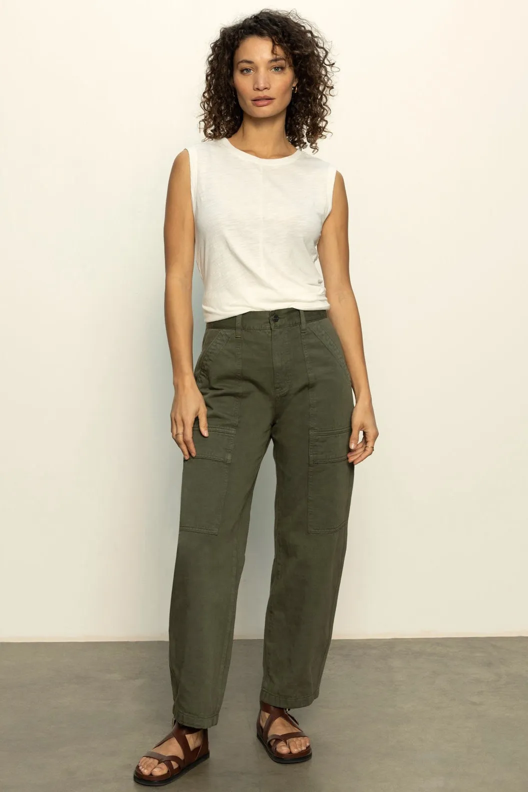Boyfriend Utility High Rise Pant
