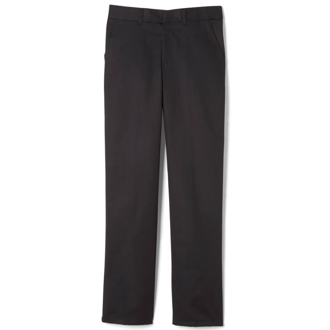 Boy's Husky Relaxed Fit Twill Pants