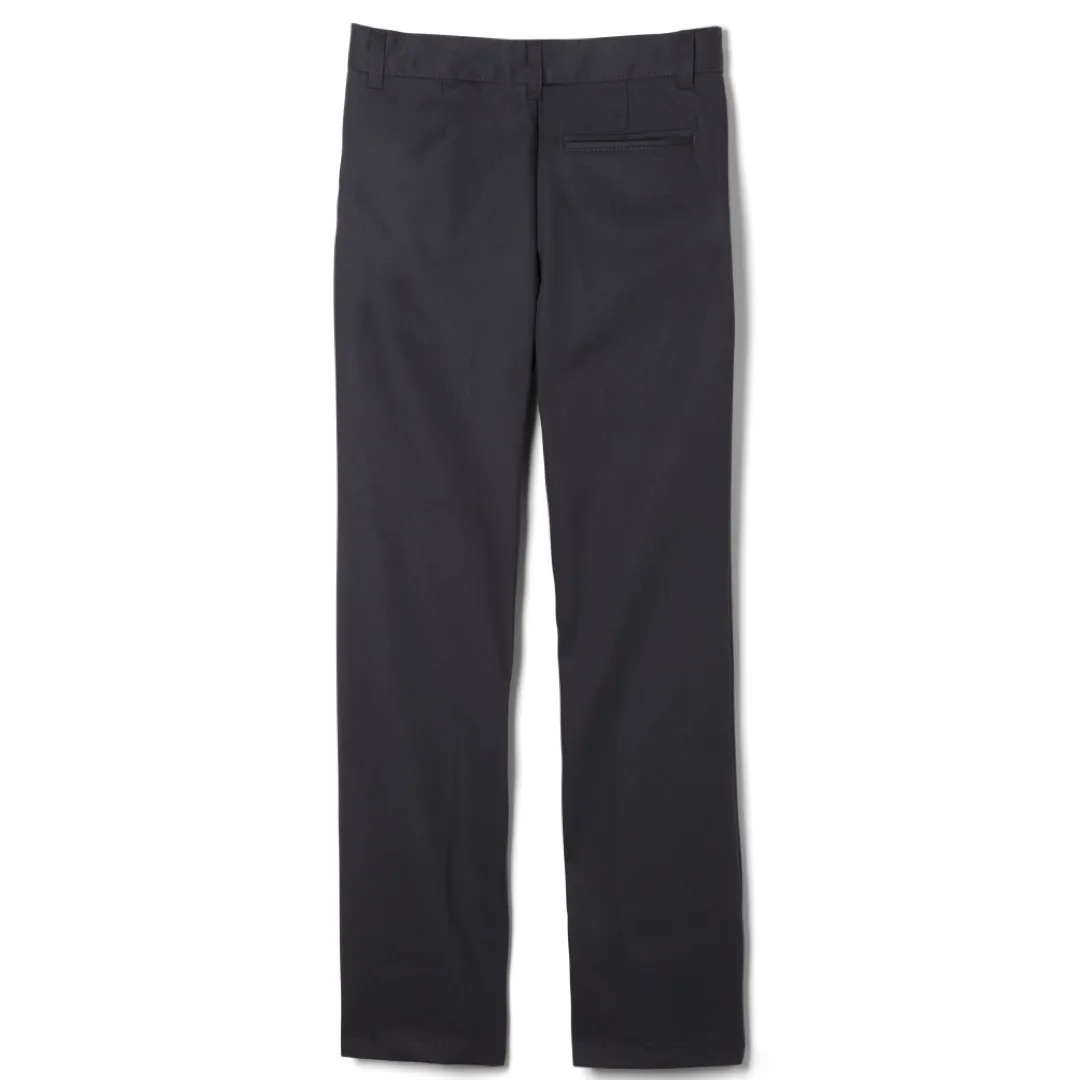 Boy's Husky Relaxed Fit Twill Pants