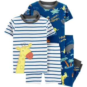 Carter's 4-Piece 100% Snug Fit Cotton Pjs Boy Multicolor 1I555310