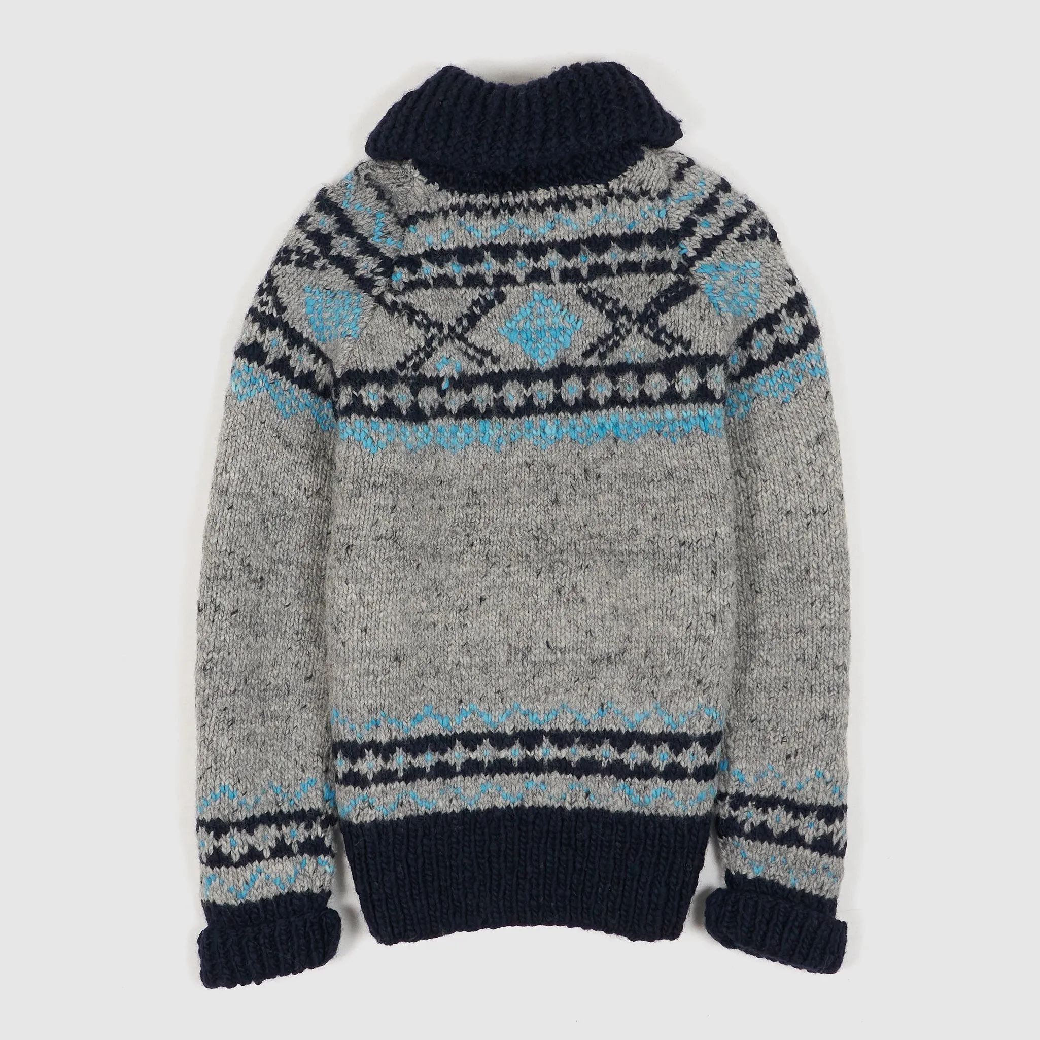 Chamula Handknitted  Zip Cardigan