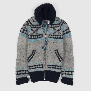 Chamula Handknitted  Zip Cardigan