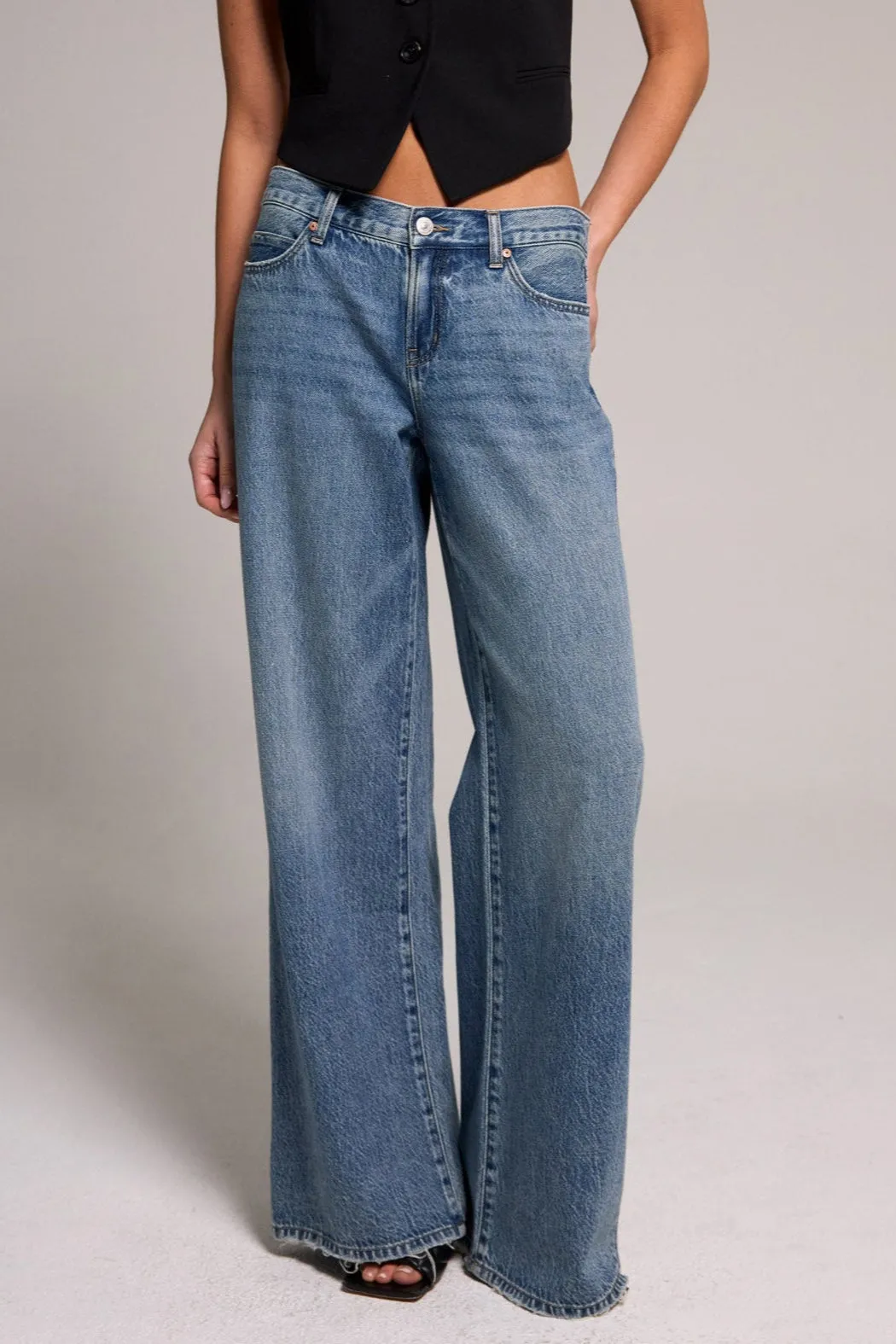 Classic Rise A-Line Flare Jeans - Vintage Indigo
