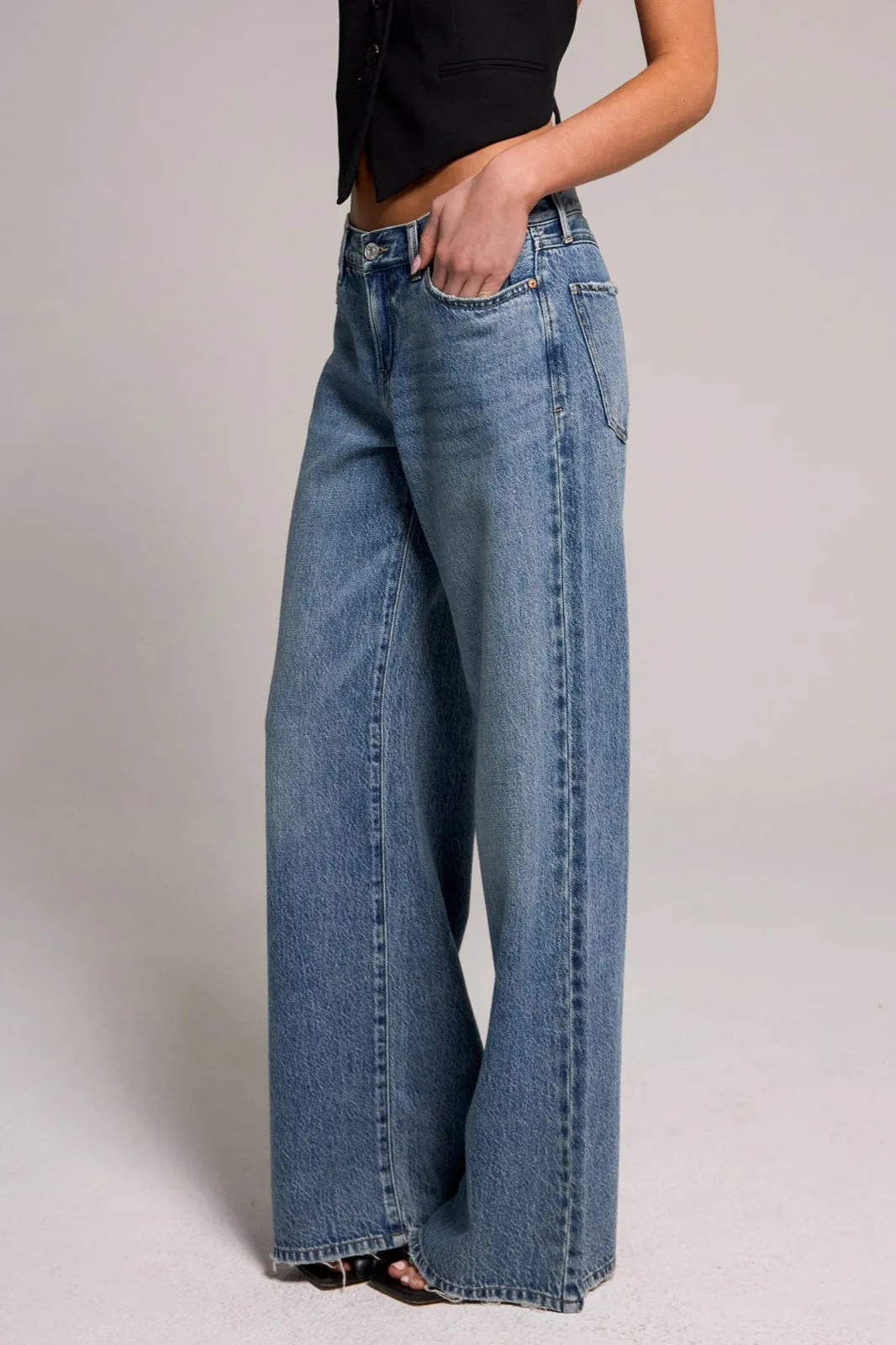 Classic Rise A-Line Flare Jeans - Vintage Indigo
