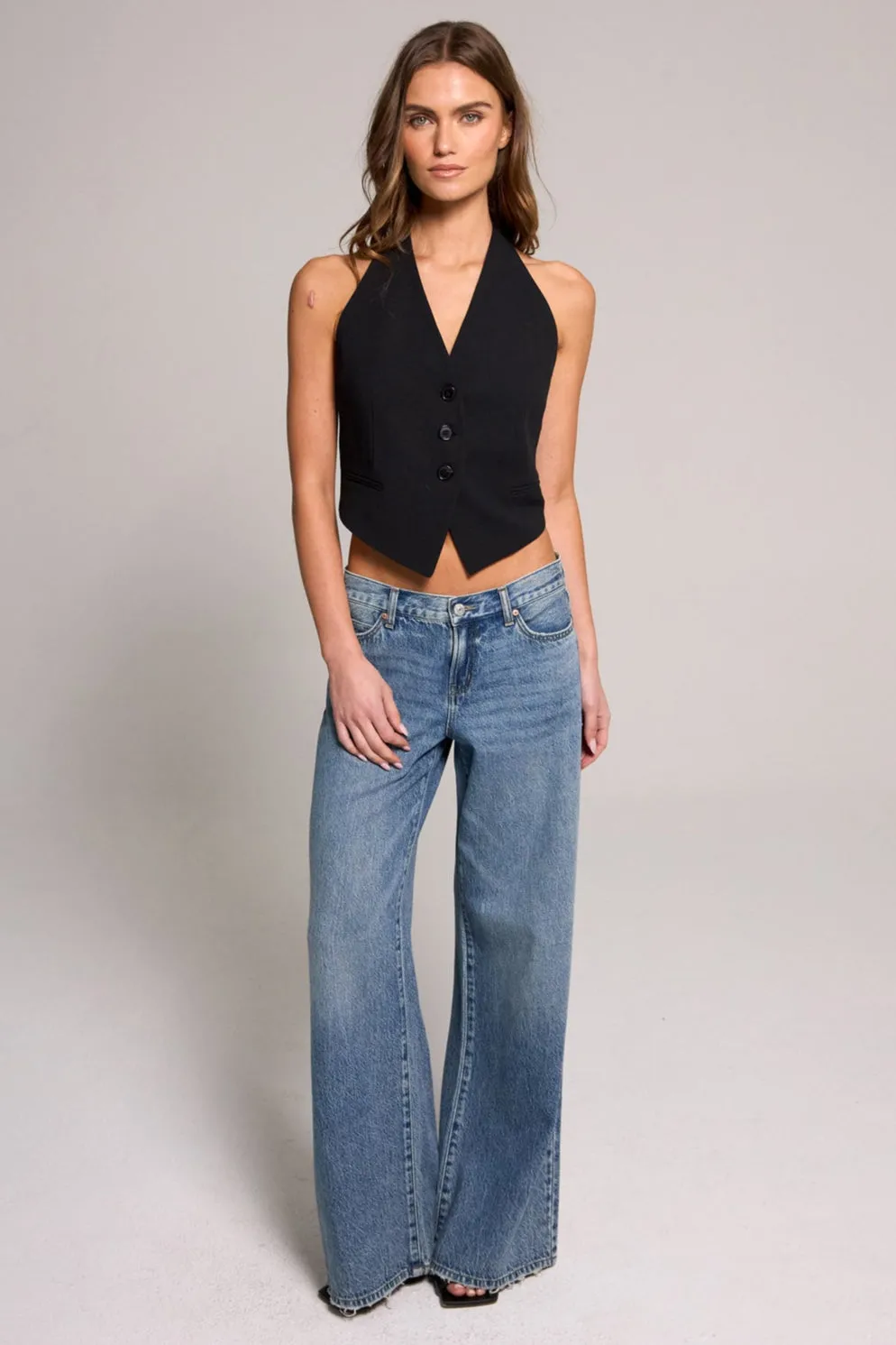 Classic Rise A-Line Flare Jeans - Vintage Indigo