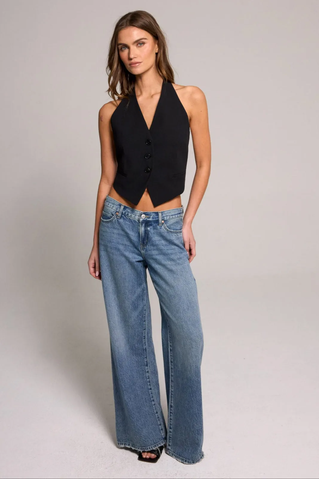 Classic Rise A-Line Flare Jeans - Vintage Indigo