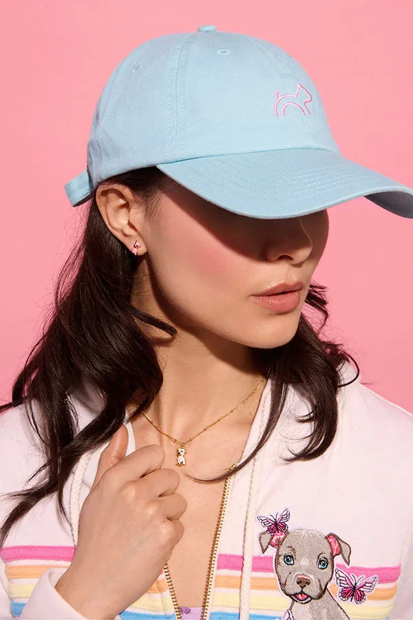 Cloud Haven Rainbow Pittie Hoodie Off-White