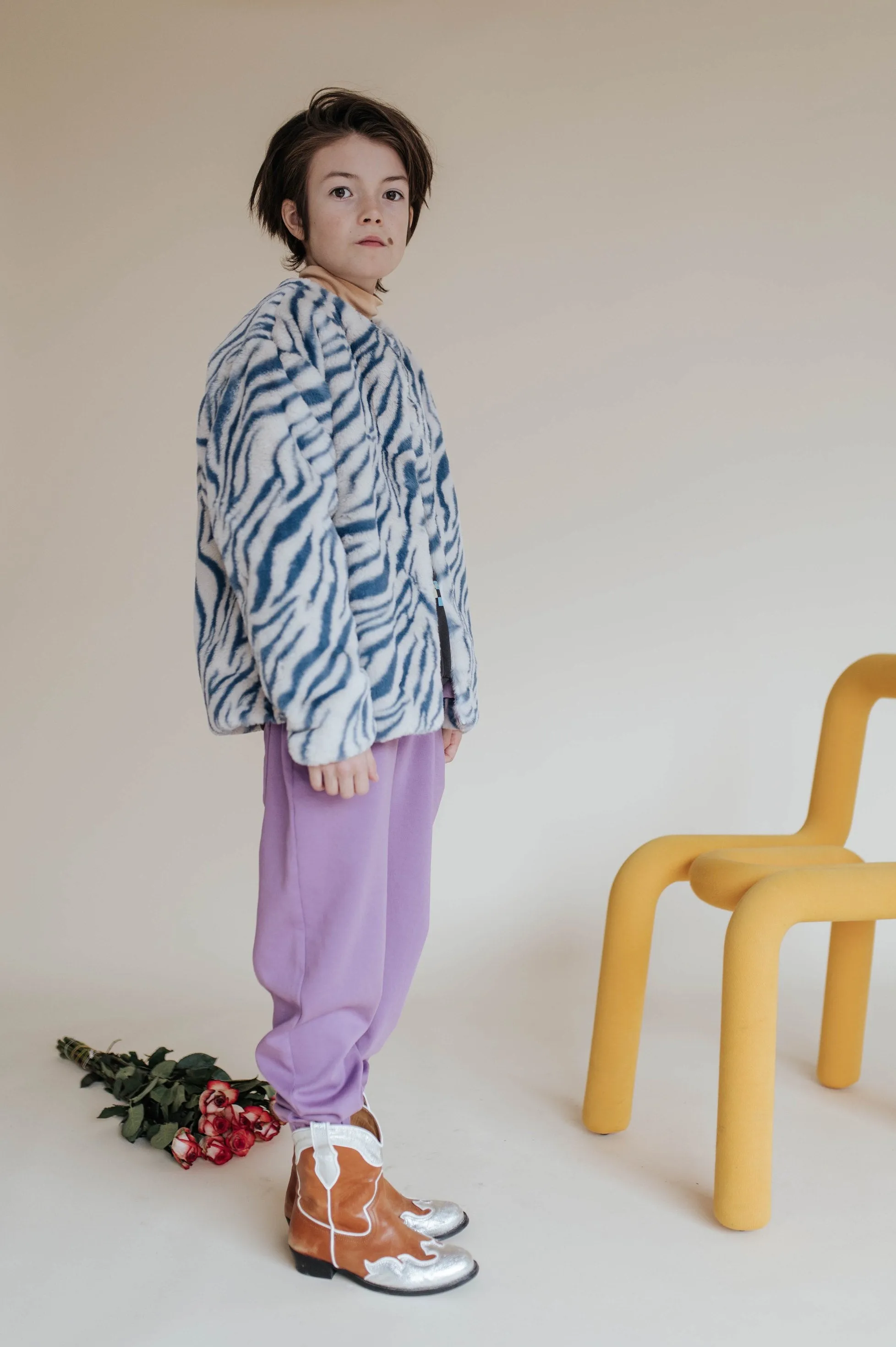 Coat Boxy Icy Sebra