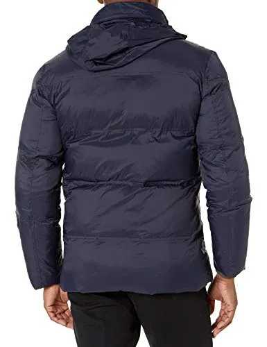Cole Haan Men's Packable Down Jacket, Navy, X-Large