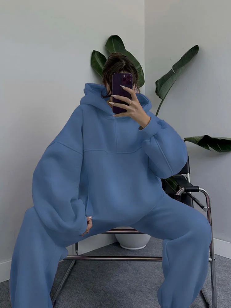 Cozy Tracksuit with Hoodie & Jogger