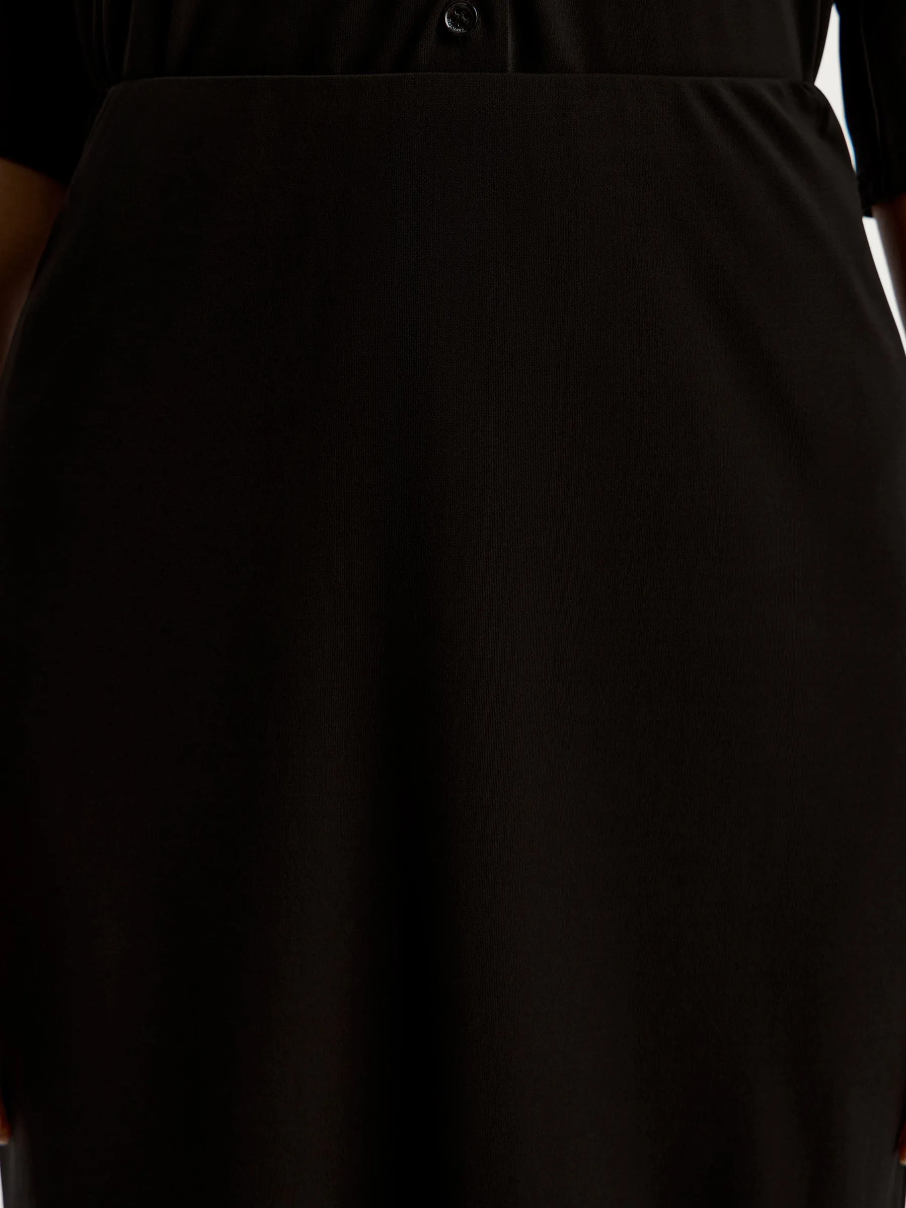 Crepe maxi skirt
