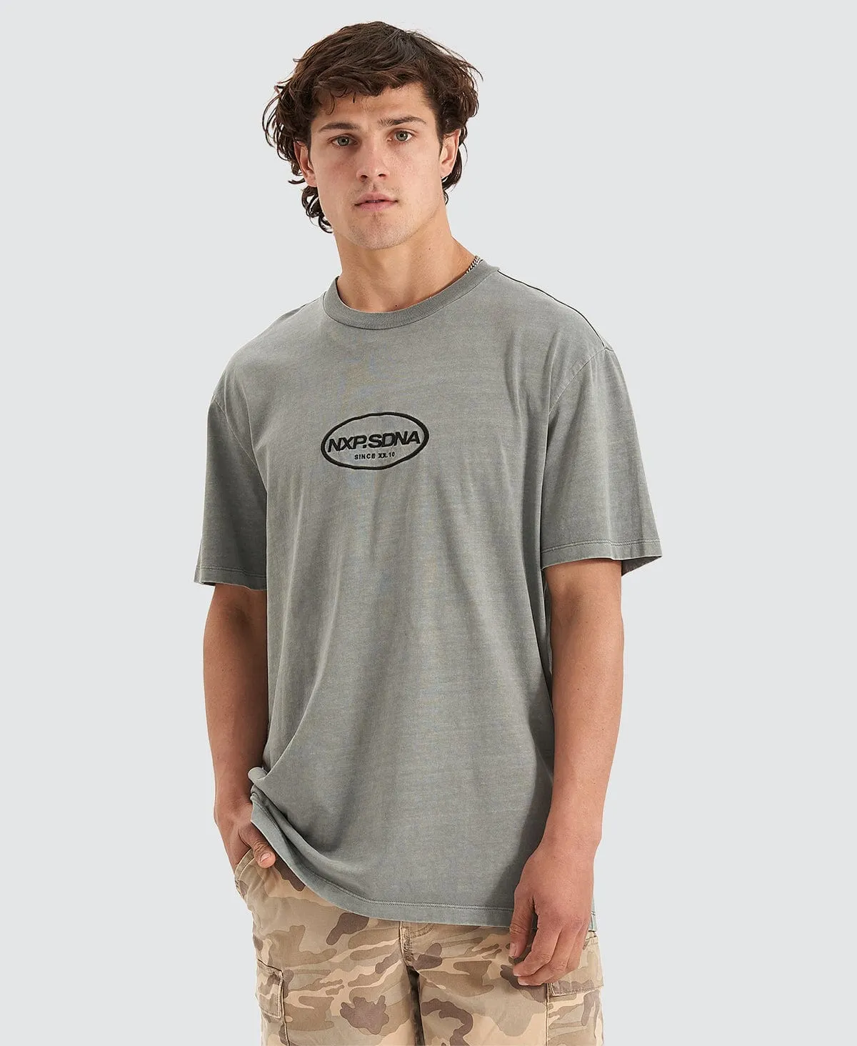 Cycle Relaxed T-Shirt Pigment Neutral Grey