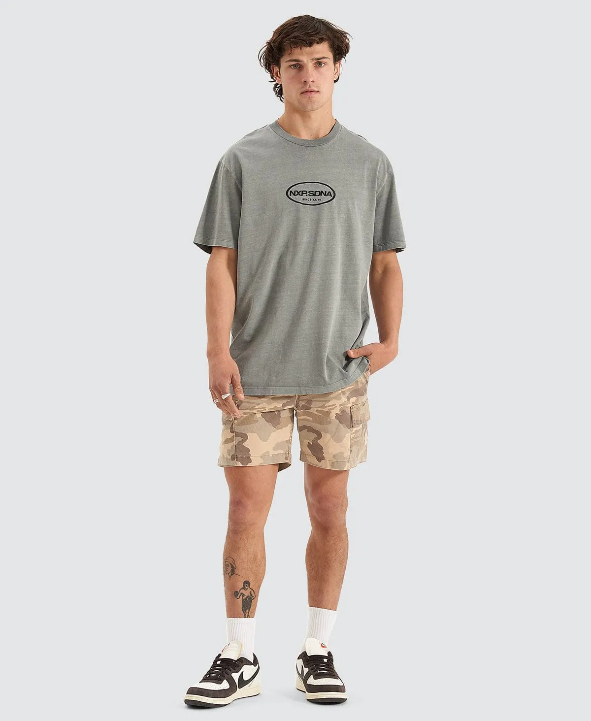 Cycle Relaxed T-Shirt Pigment Neutral Grey