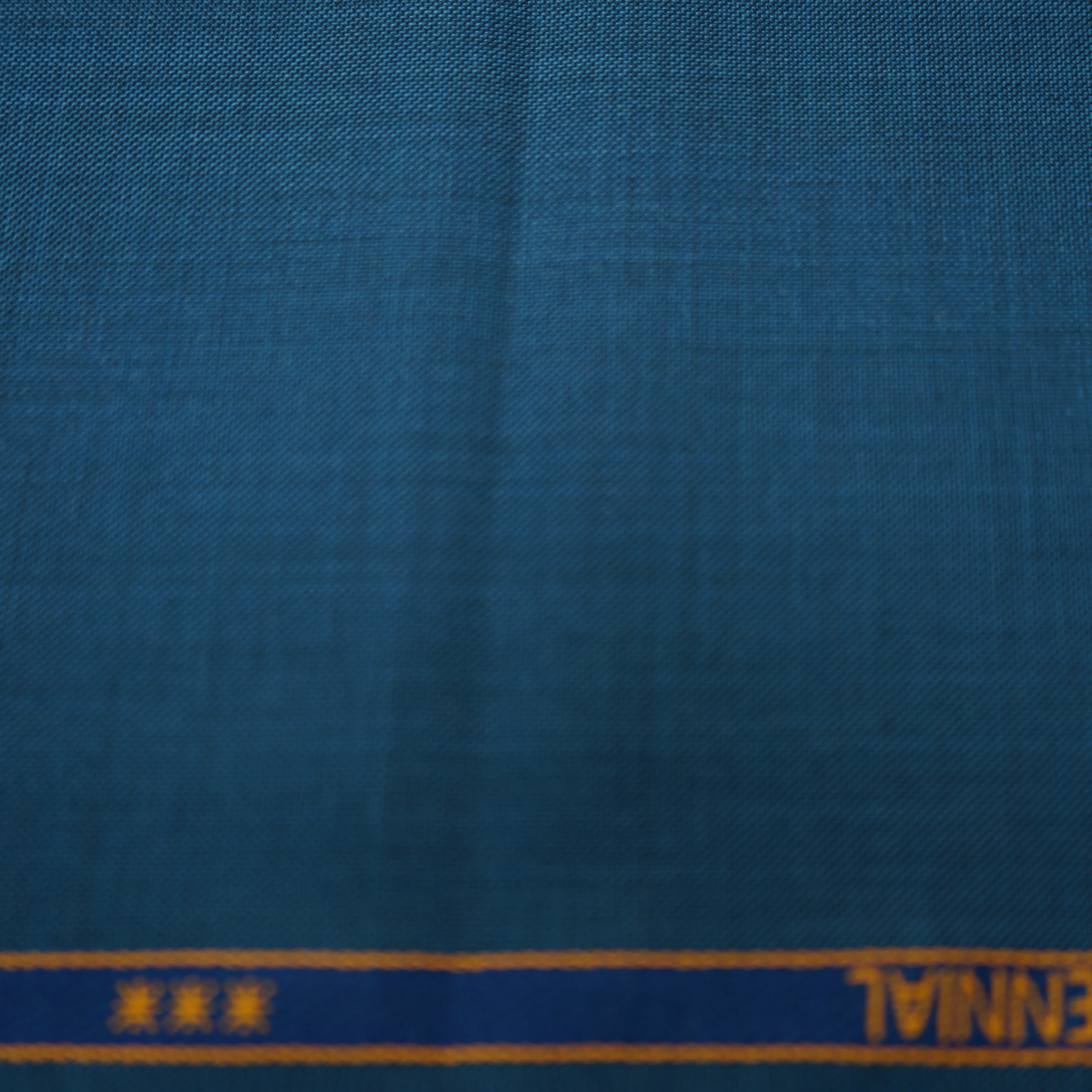 Deep Teal Solid Plain Weave Dormeuil Sustainable Wool Millennial Fabric