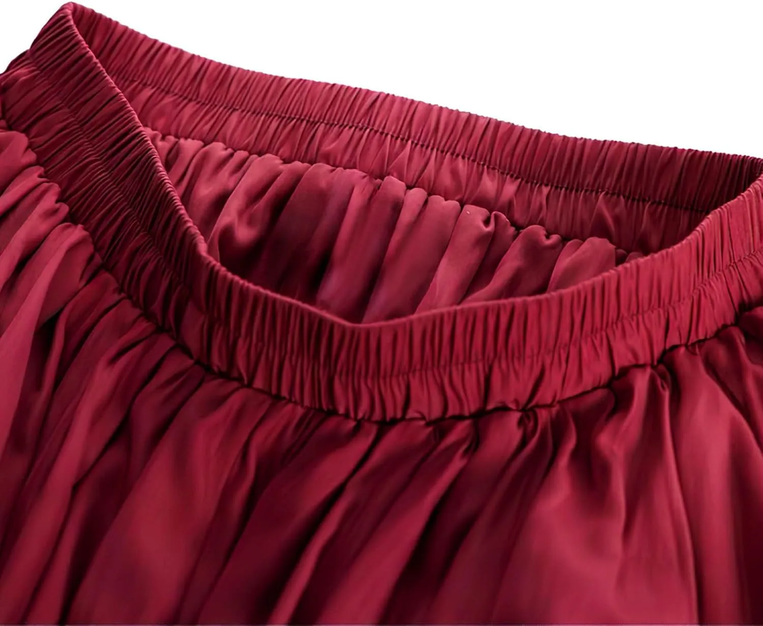 Double Layered Long Skirt for Women Trendy Asymmetrical Ruffle A Line Skirts Vintage High Waisted Long Skirt