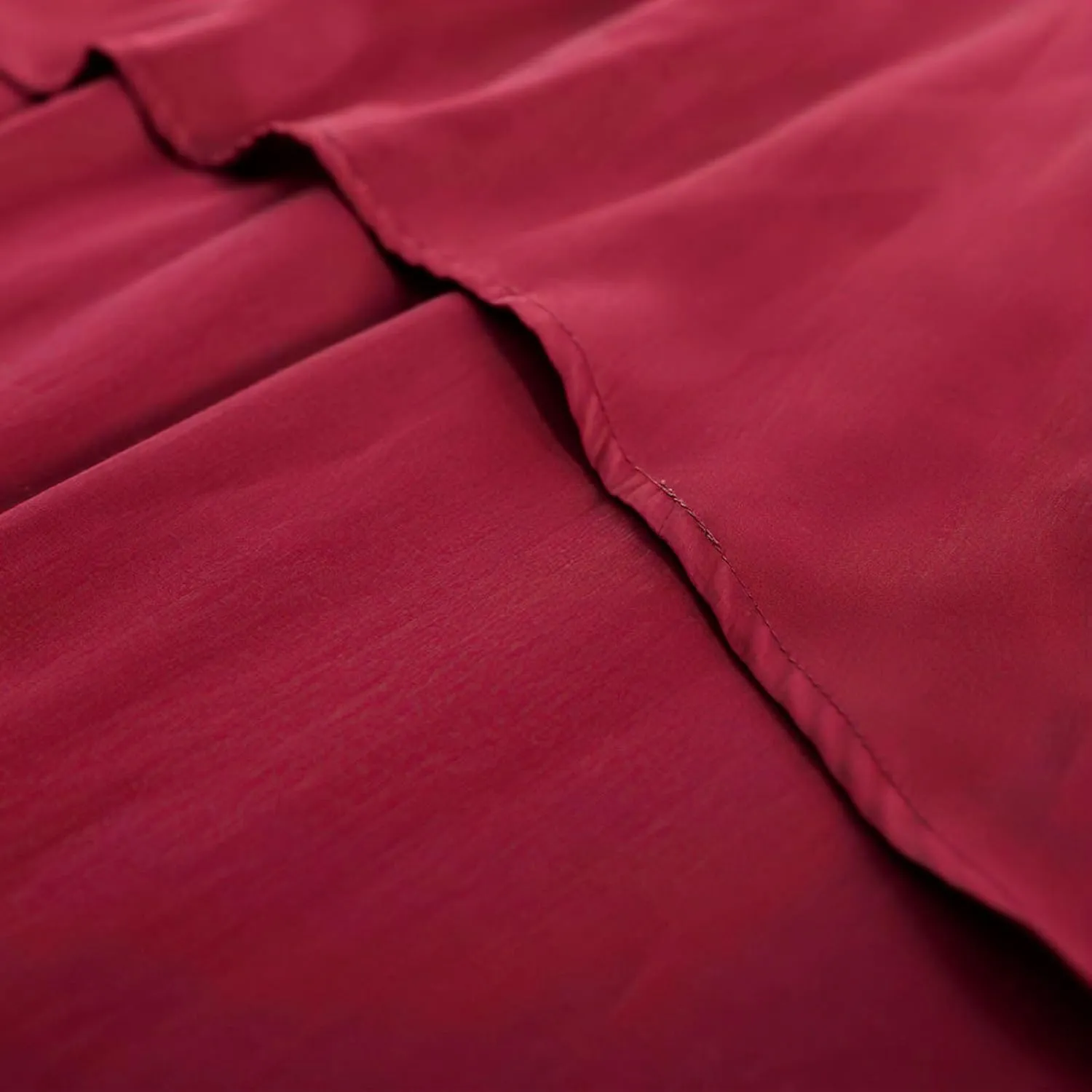 Double Layered Long Skirt for Women Trendy Asymmetrical Ruffle A Line Skirts Vintage High Waisted Long Skirt