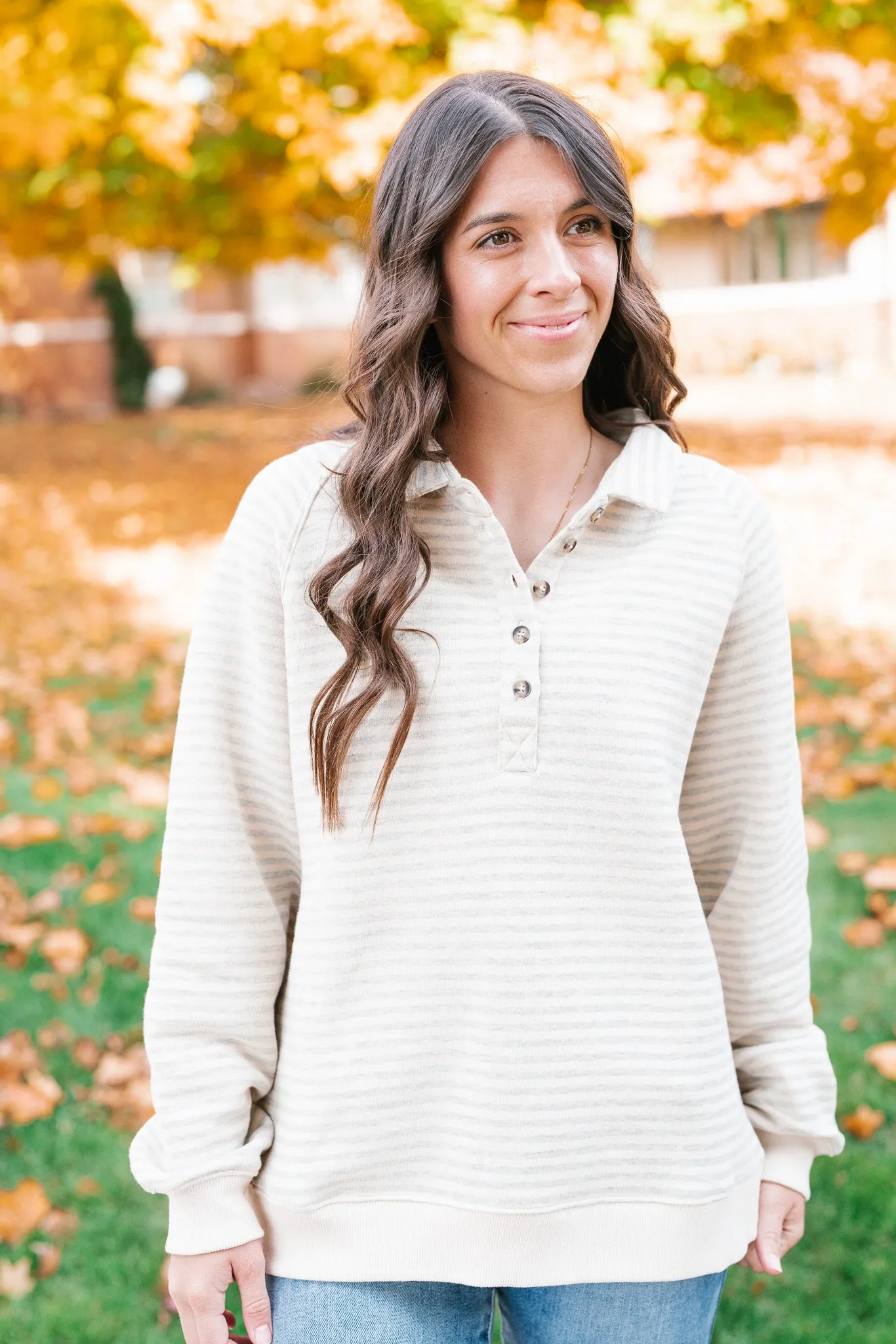 Fall Capsule Striped Pullover