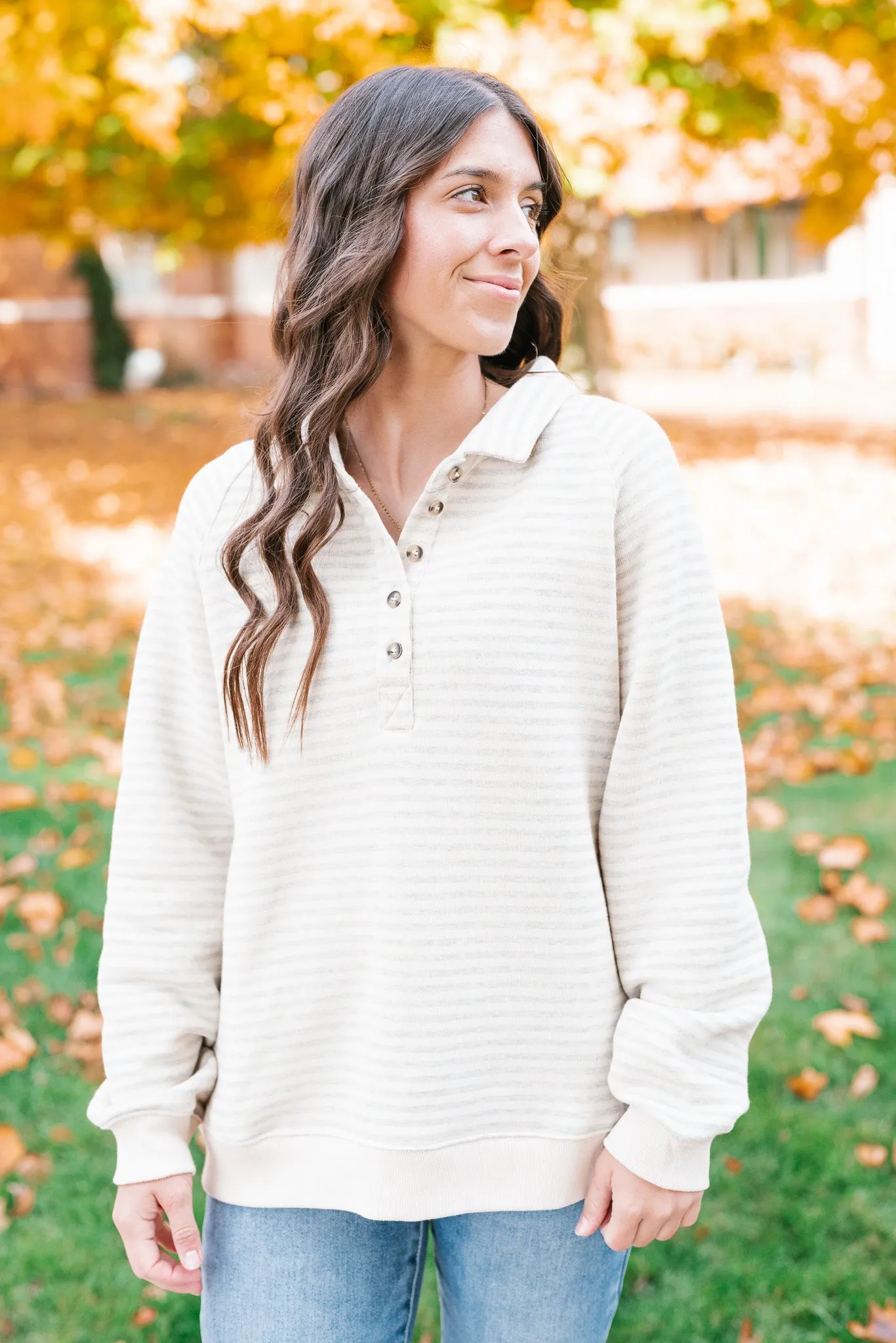Fall Capsule Striped Pullover