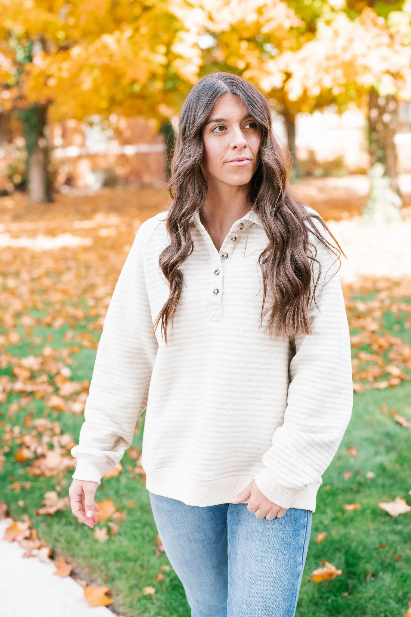Fall Capsule Striped Pullover