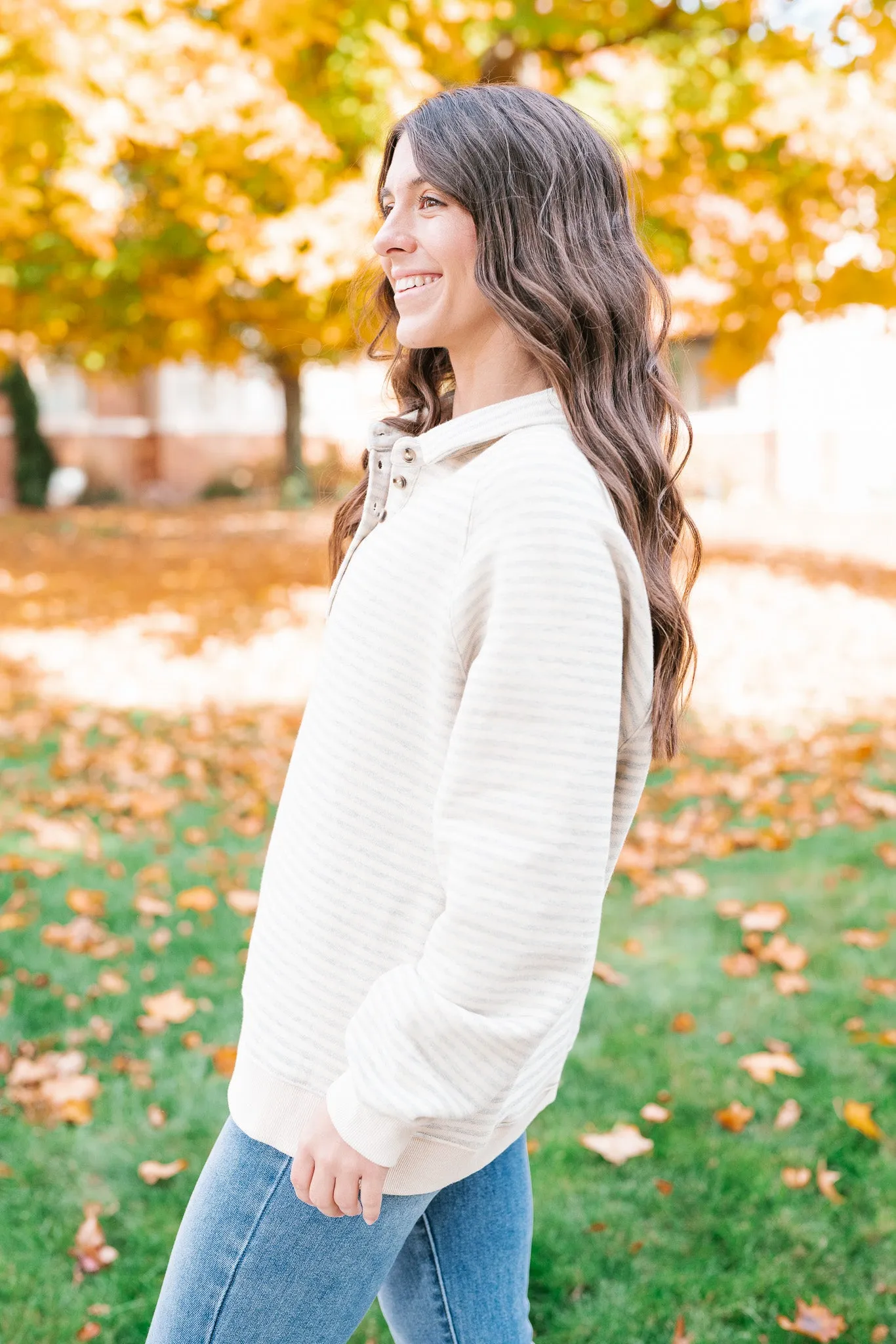 Fall Capsule Striped Pullover
