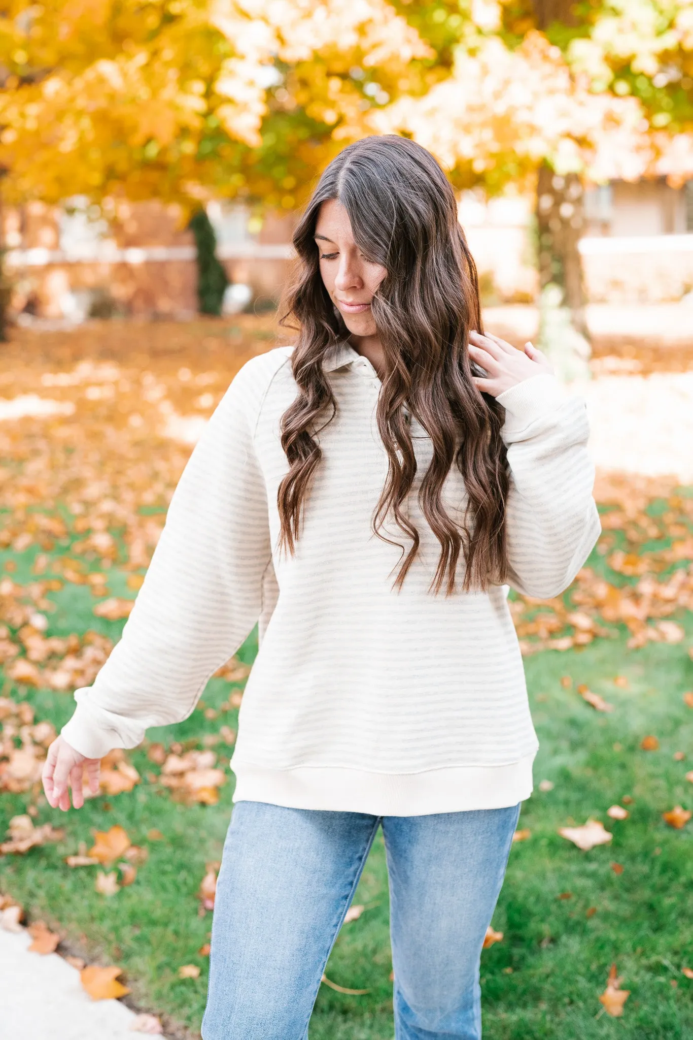 Fall Capsule Striped Pullover