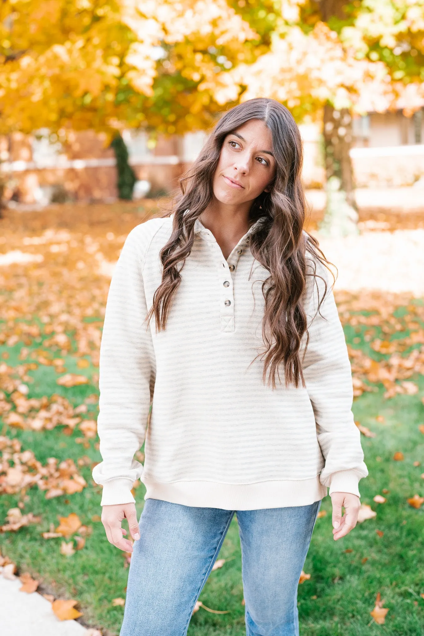 Fall Capsule Striped Pullover