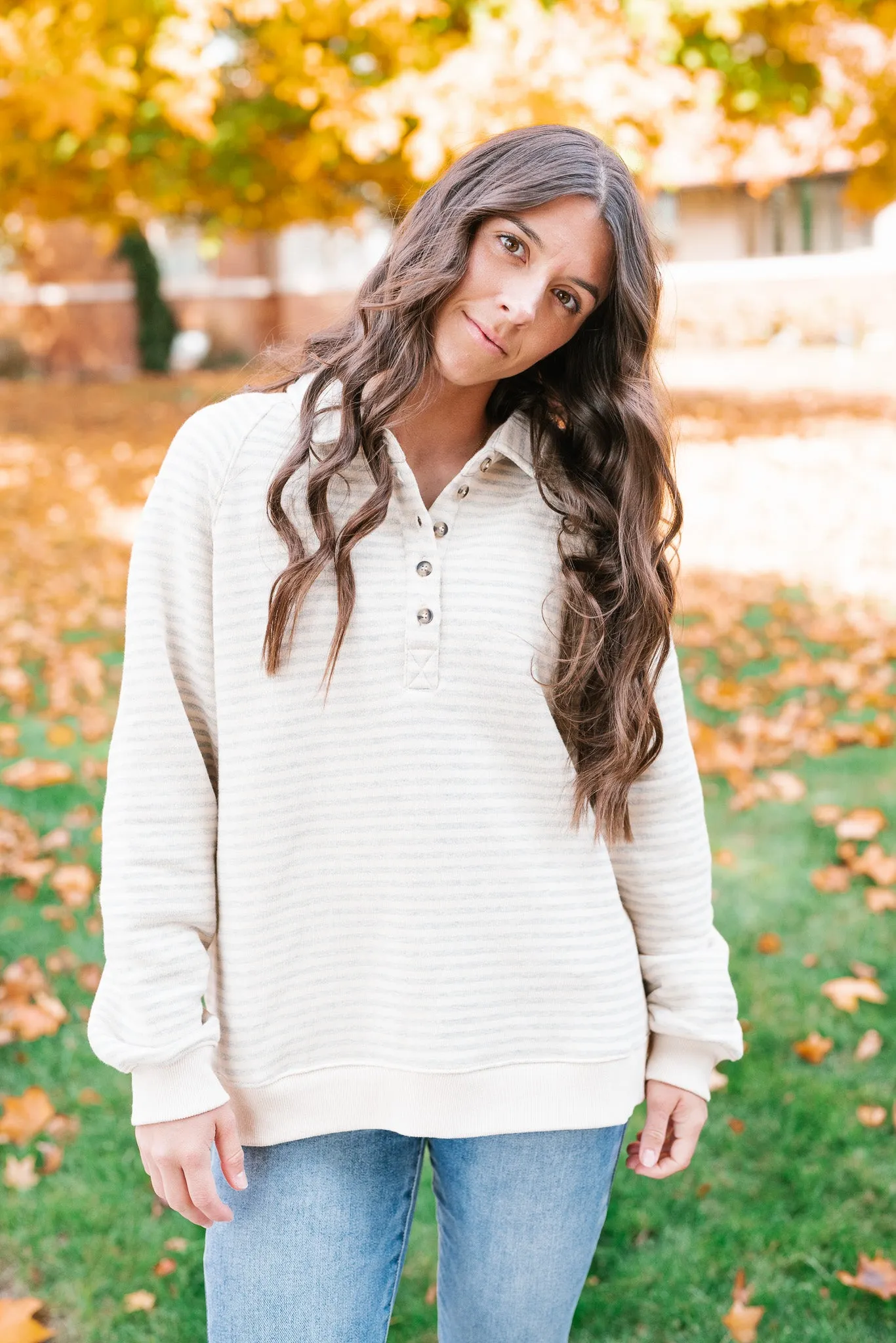 Fall Capsule Striped Pullover