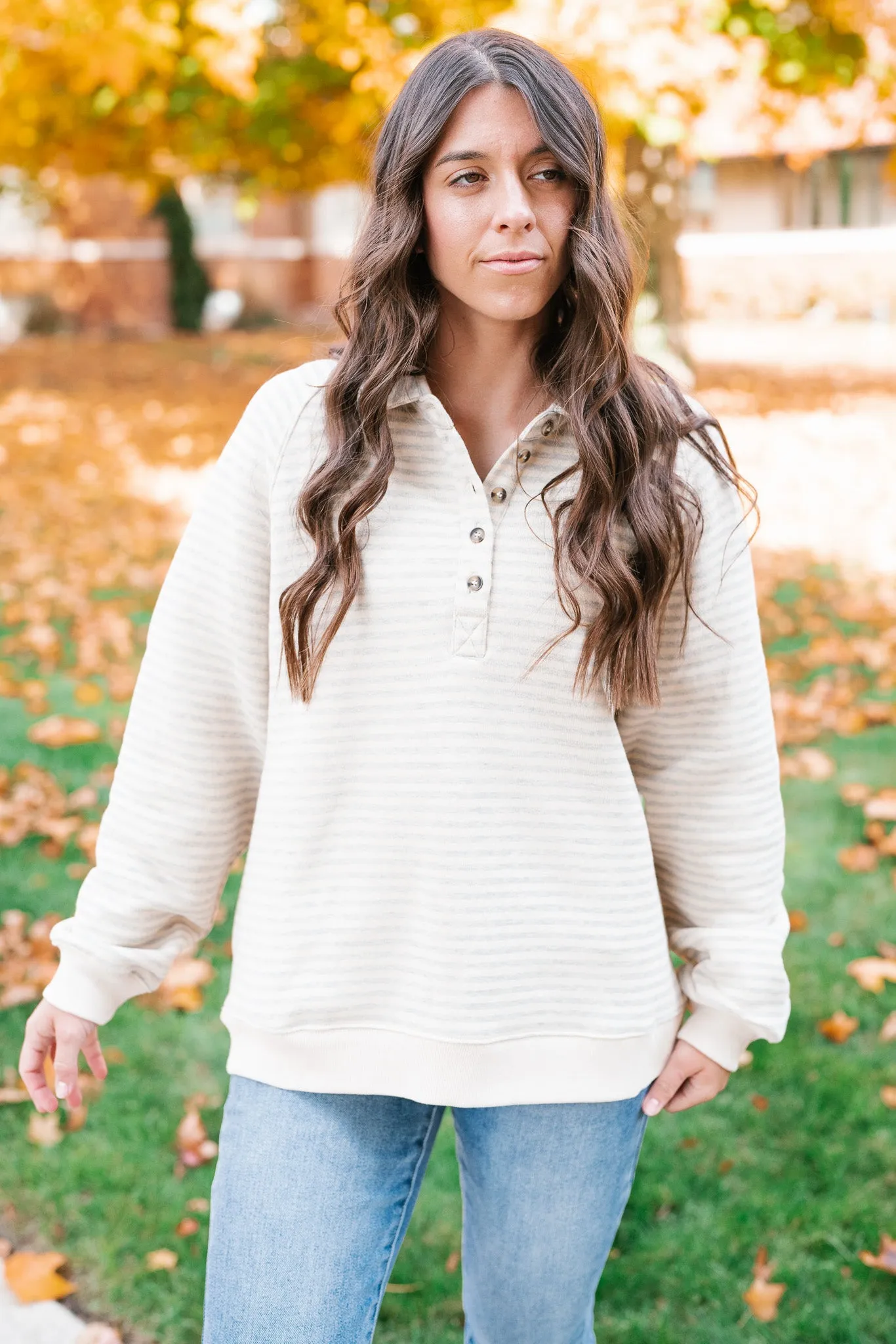 Fall Capsule Striped Pullover