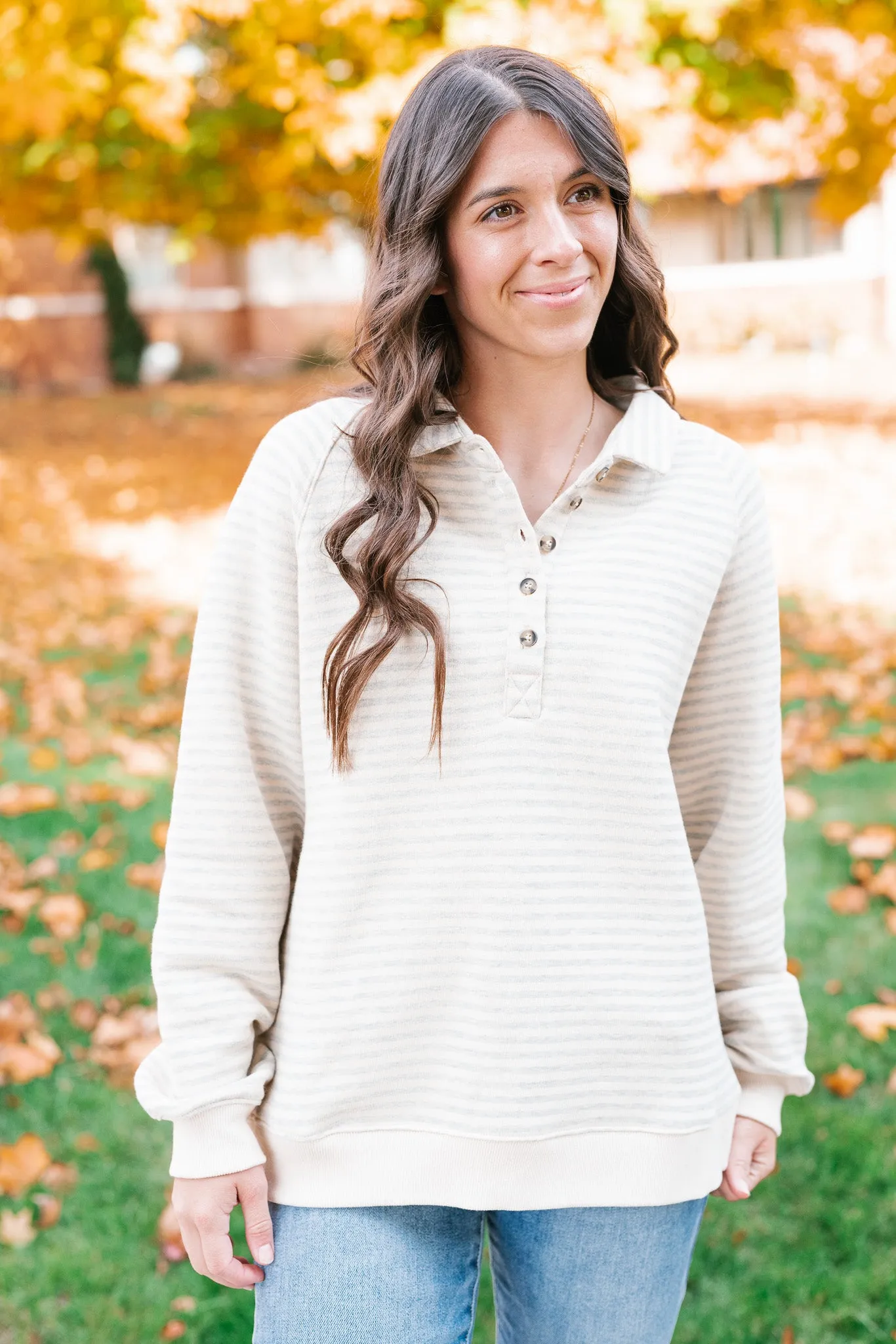 Fall Capsule Striped Pullover