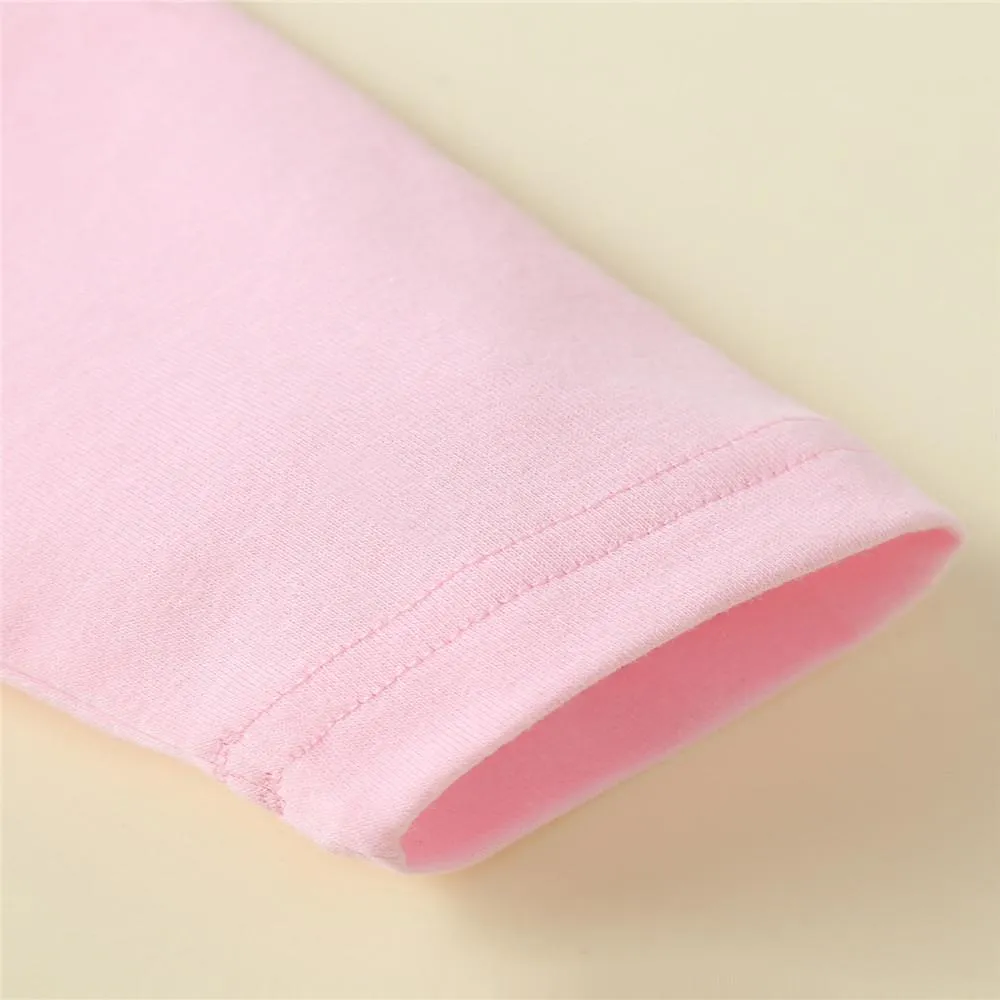 Girls Long Sleeve Solid Tops&Overall Skirt Wholesale Baby Girl Clothes