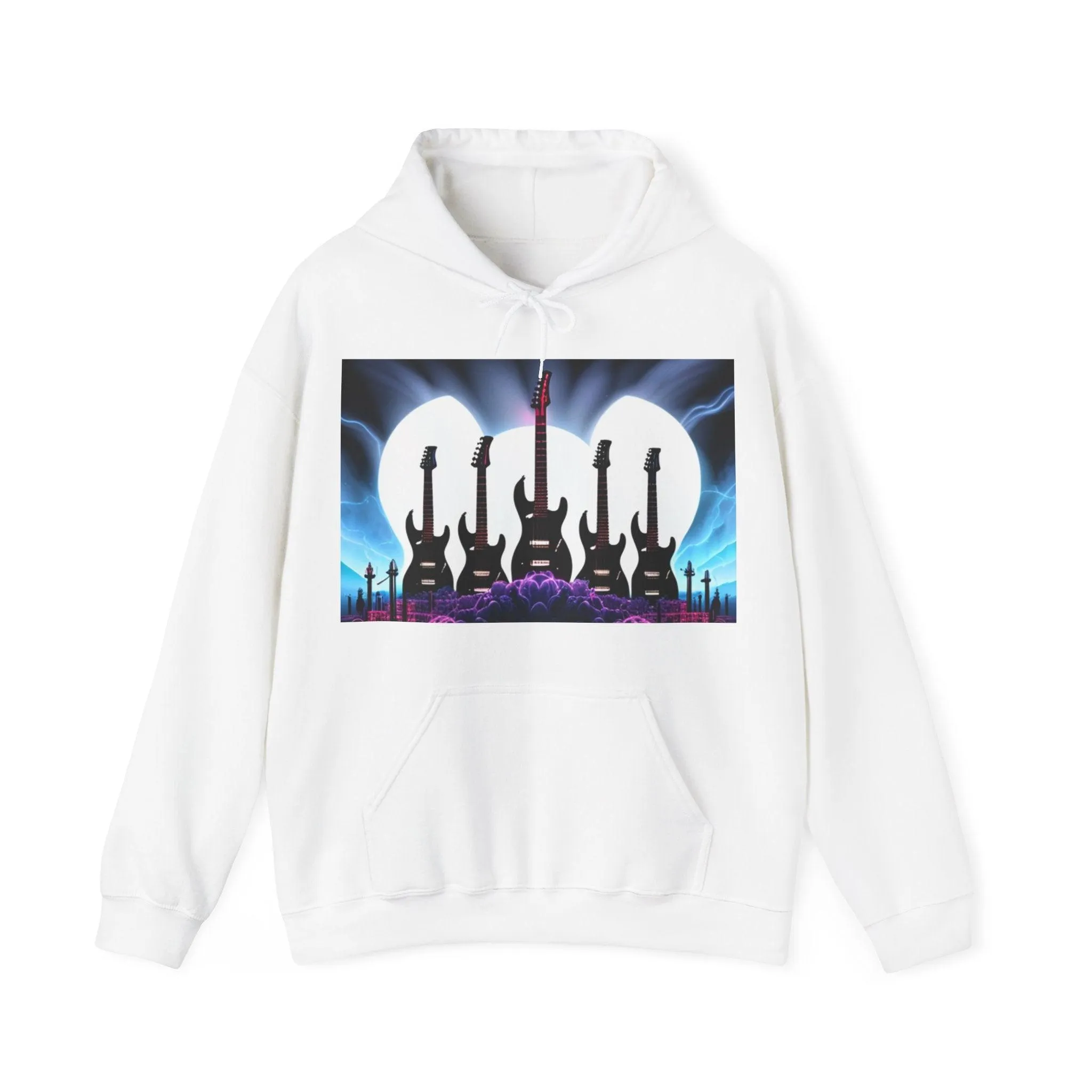 Guitar Might Unisex Heavy Blend™ Hooded Sweatshirt