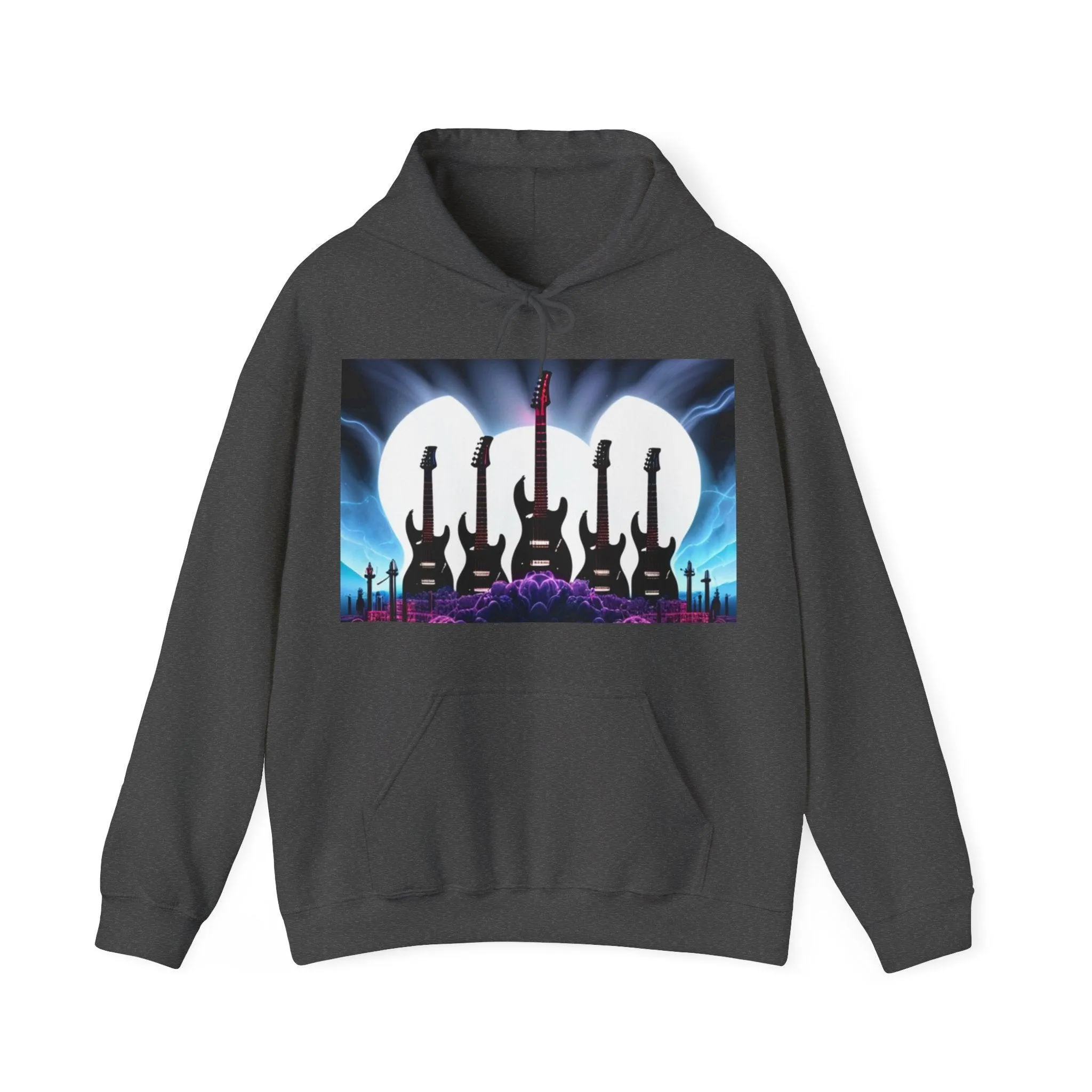 Guitar Might Unisex Heavy Blend™ Hooded Sweatshirt