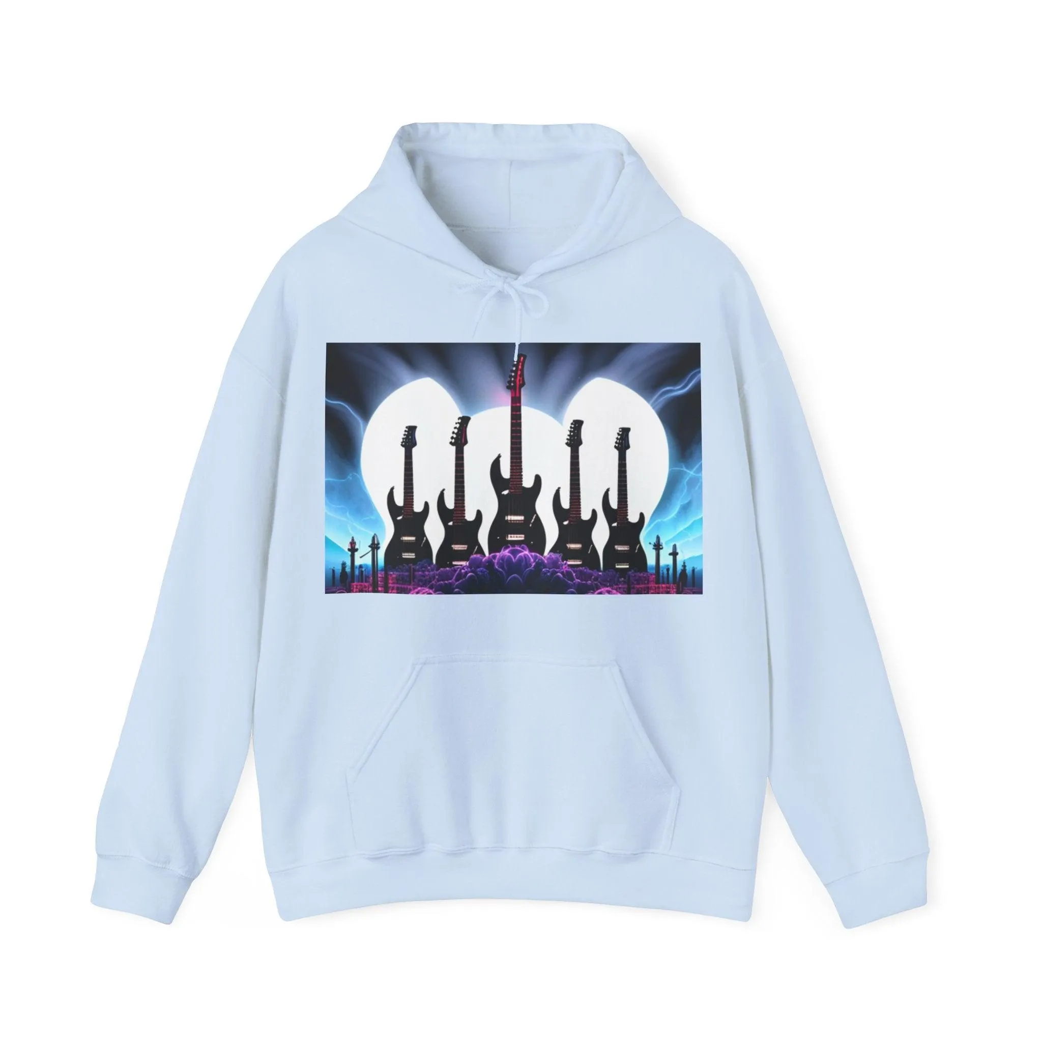 Guitar Might Unisex Heavy Blend™ Hooded Sweatshirt