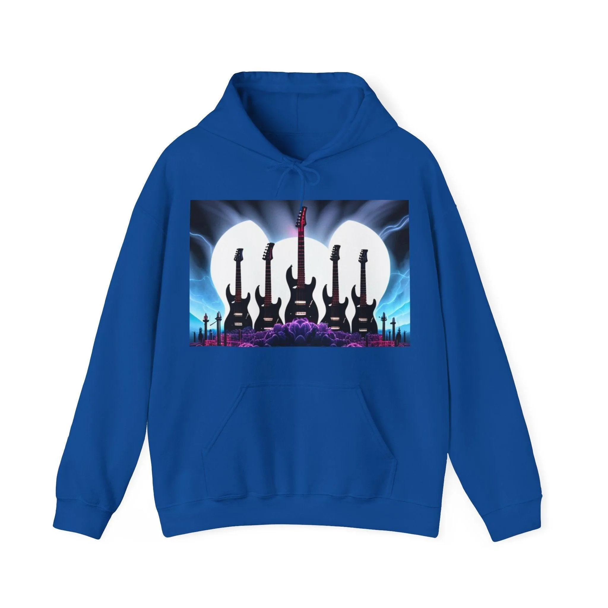 Guitar Might Unisex Heavy Blend™ Hooded Sweatshirt