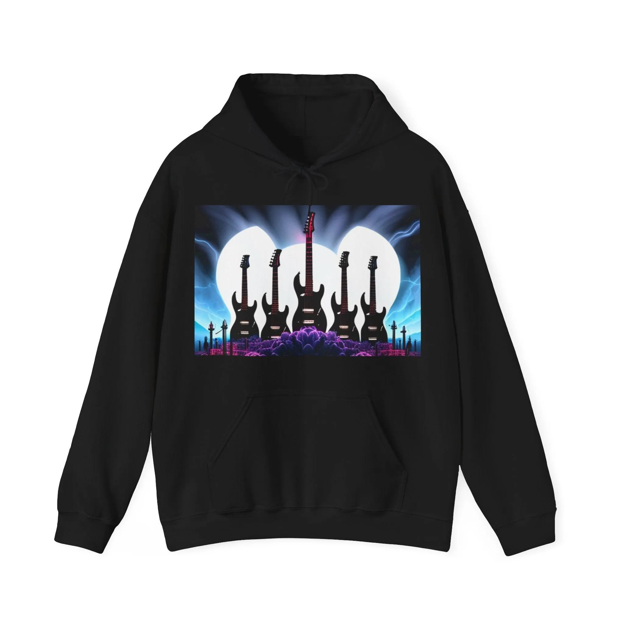 Guitar Might Unisex Heavy Blend™ Hooded Sweatshirt