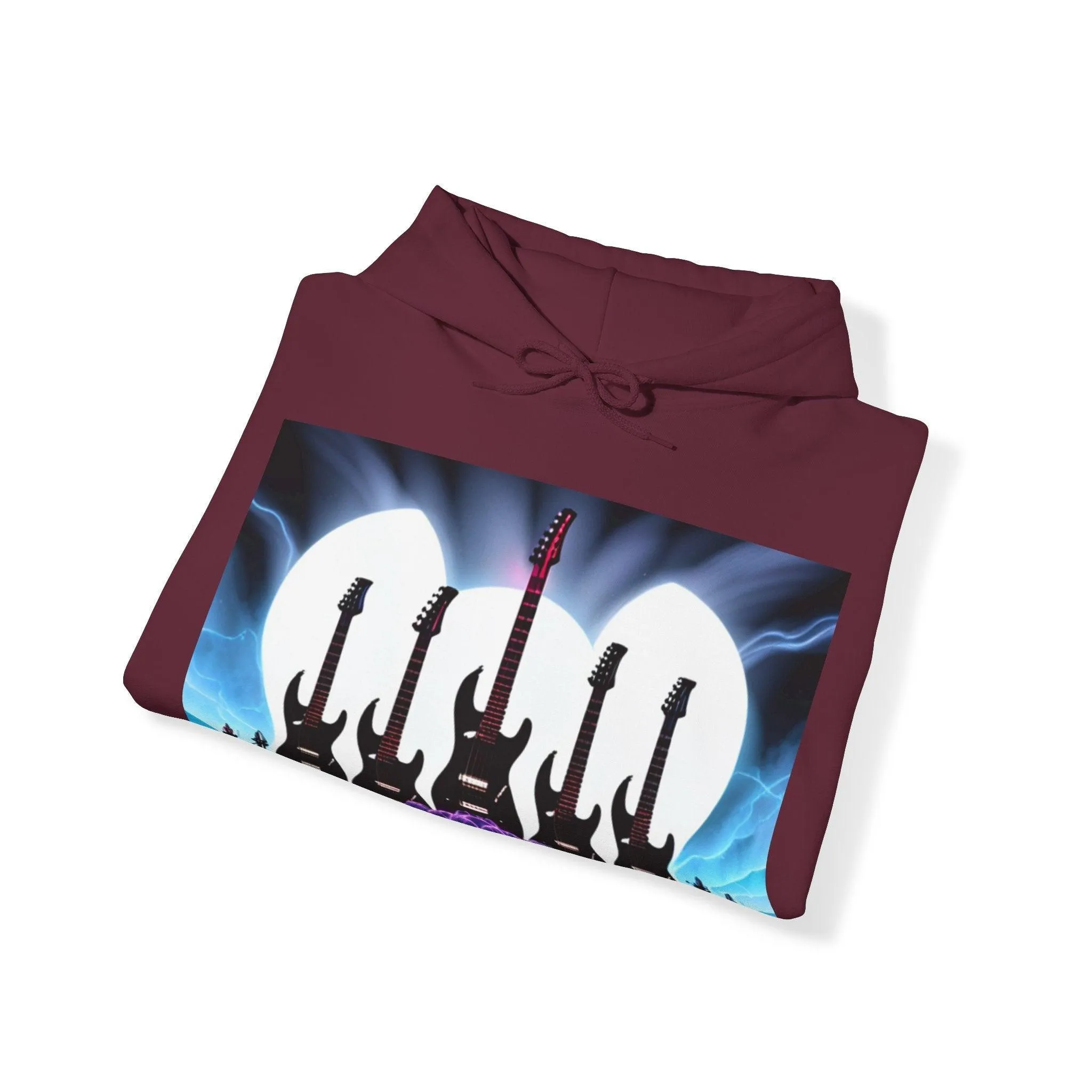 Guitar Might Unisex Heavy Blend™ Hooded Sweatshirt