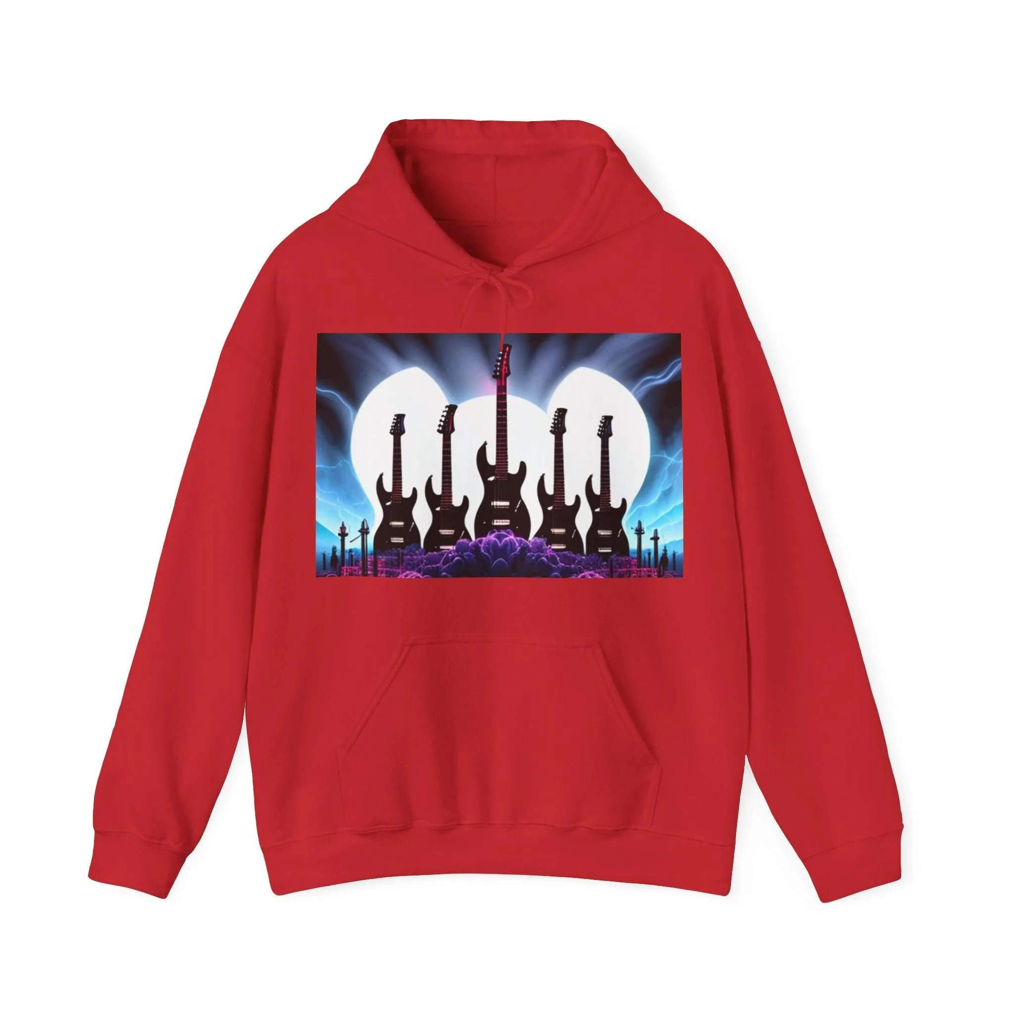 Guitar Might Unisex Heavy Blend™ Hooded Sweatshirt