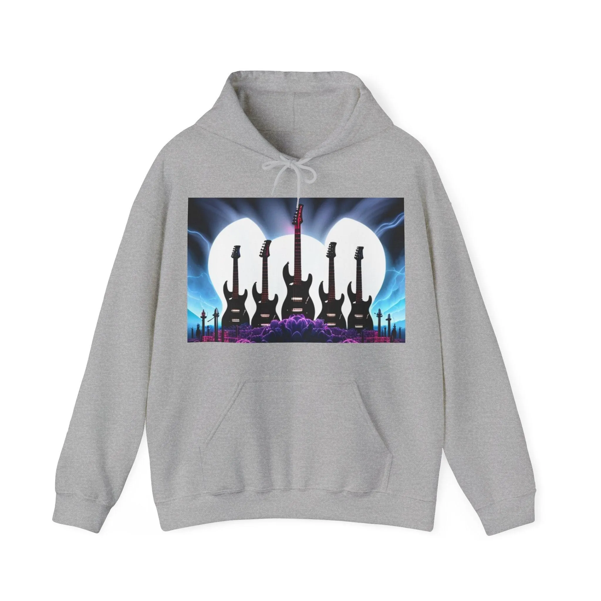Guitar Might Unisex Heavy Blend™ Hooded Sweatshirt